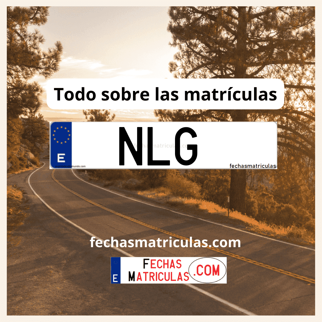 Matrícula de coche NLG